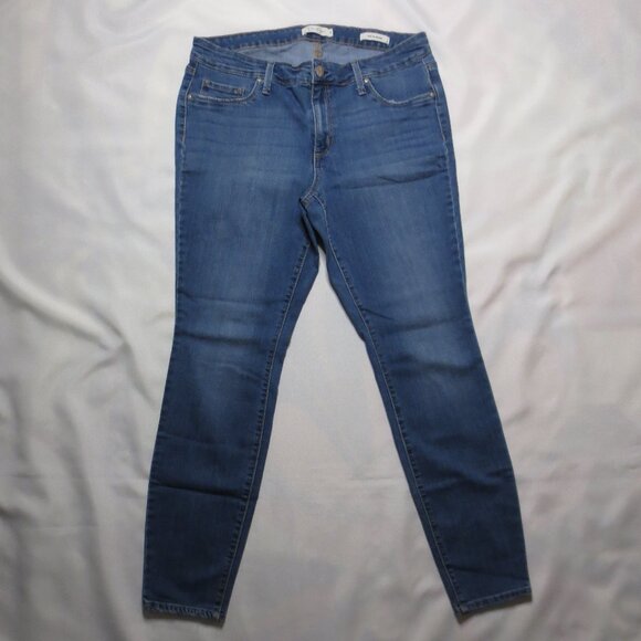 JESSICA SIMPSON womens JEANS blue KISS ME SKINNY stretch PLUS SIZE 16W - Picture 1 of 13